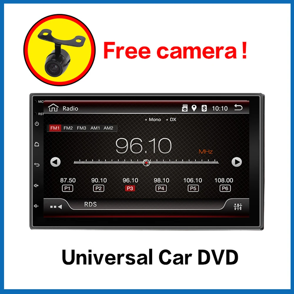 Автомобильный dvd плеер универсальная магнитола под управлением android 10 с 7