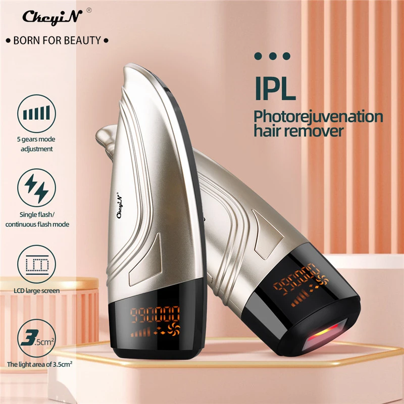 Ckeyin 990000 Flas Ipl Painless Laser Epilator Photoepilator Shaving and Hair Removal Face Whole Body Epilator for Women and Men
Ckeyin 990000 Flas Ipl Painless Laser Epilator Photoepilator Shaving and Hair Removal Face Whole Body Epilator for Women and Men
