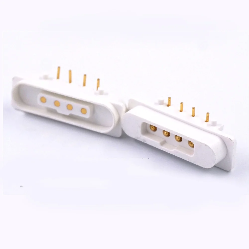 1 Pair Spring Loaded Magnet Pogo Pin 4 Pins 2.5 mm 2.75 mm Pitch Right Angle Through Holes Solder Male Female Magnetic Cnector
1 Pair Spring Loaded Magnet Pogo Pin 4 Pins 2.5 mm 2.75 mm Pitch Right Angle Through Holes Solder Male Female Magnetic Cnector