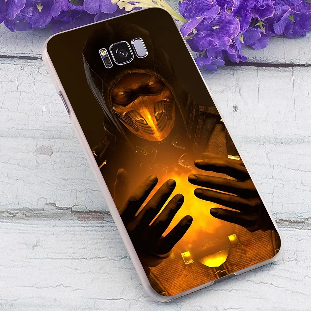 Жесткий чехол для телефона с изображением скорпиона в Mortal Kombat Galaxy A10 A3/A5 A6 A8 Plus/A7 A9