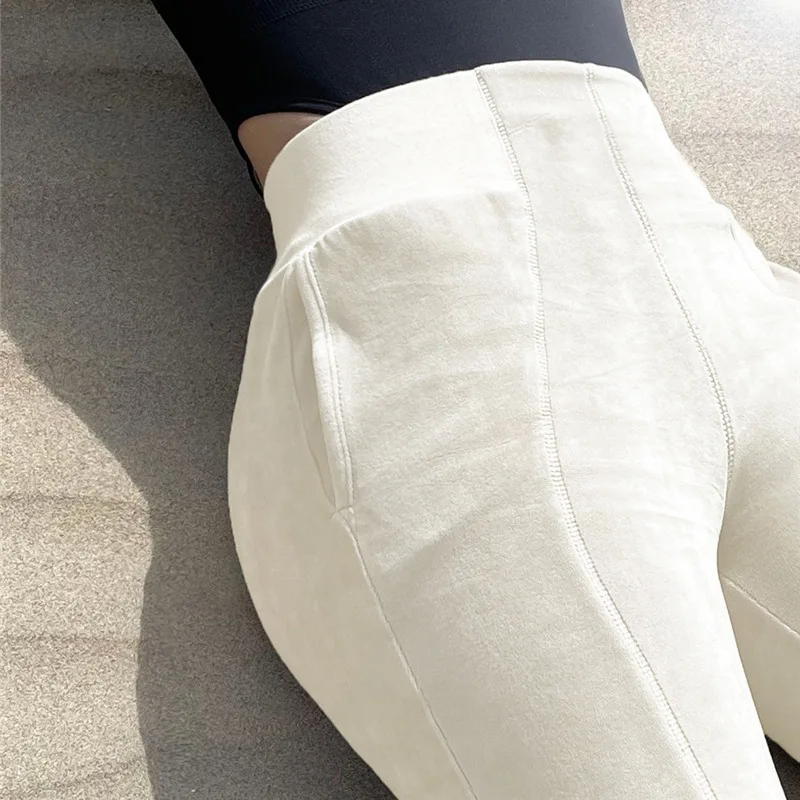 Casaul Women Fitness Jogger Pants Slim With Pocket High Waist Sporty Solid Color Long Pants For Women Outfit
Casaul Women Fitness Jogger Pants Slim With Pocket High Waist Sporty Solid Color Long Pants For Women Outfit