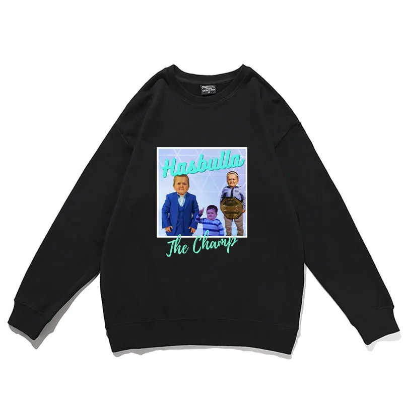 Funny Print Team Hasbulla Smile Classic Sweatshirts Hasbulla Fighting Meme Pullover Men Women Fashion Personality Sweatshirt
Funny Print Team Hasbulla Smile Classic Sweatshirts Hasbulla Fighting Meme Pullover Men Women Fashion Personality Sweatshirt