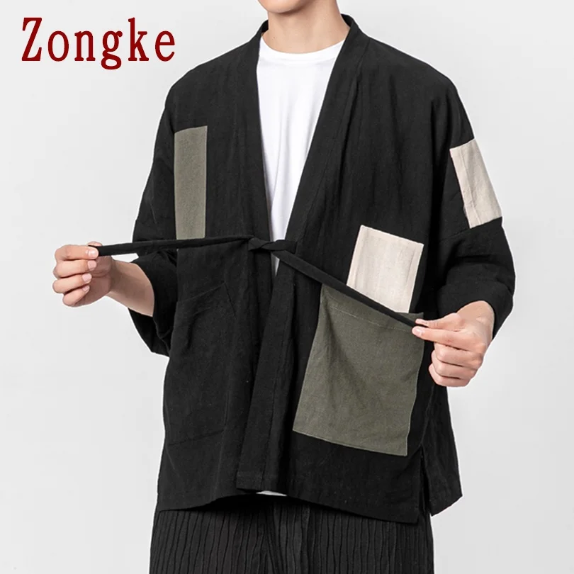 Zongke Patchwork Kimono Men Clothing 2021 Fashion Harajuku Kimono Cardigan Short Sleeve Summer Shirt Men 5XL New Arrivals
Zongke Patchwork Kimono Men Clothing 2021 Fashion Harajuku Kimono Cardigan Short Sleeve Summer Shirt Men 5XL New Arrivals