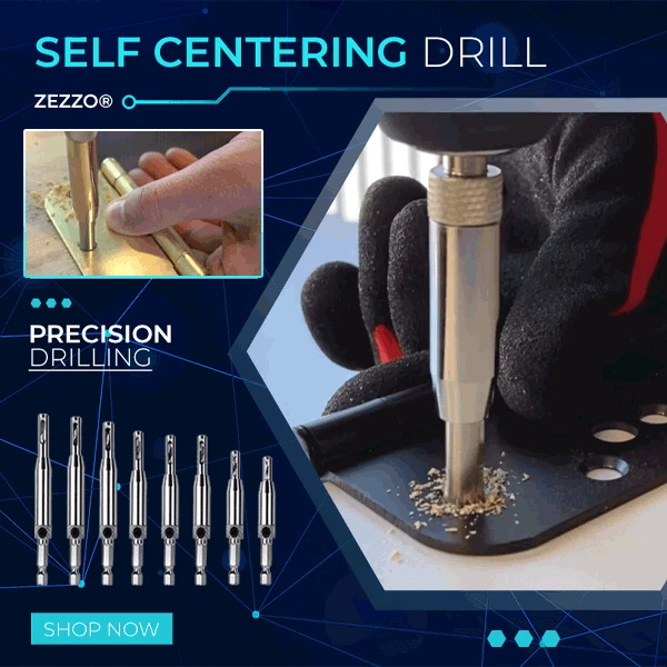 Zezzo® Self Centering Drill Bits HSS Hinge Center Hexagon Drill Bits Door Cabinet Woodworking Positioning Hole Puncher Tool
Zezzo® Self Centering Drill Bits HSS Hinge Center Hexagon Drill Bits Door Cabinet Woodworking Positioning Hole Puncher Tool