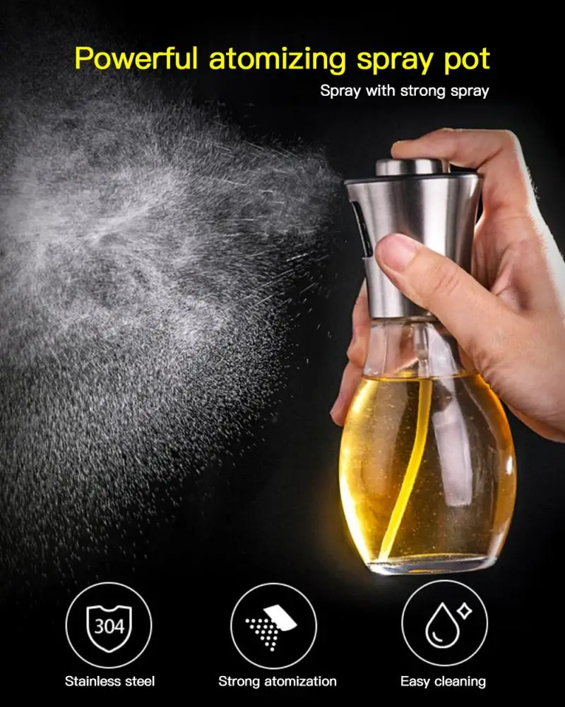 Oil Pot Sprayer Kitchen Supplies Glass Bottle Barbecue Cooking Seasoning 200ml Oil injection kettle Oil injection bottle
Oil Pot Sprayer Kitchen Supplies Glass Bottle Barbecue Cooking Seasoning 200ml Oil injection kettle Oil injection bottle
