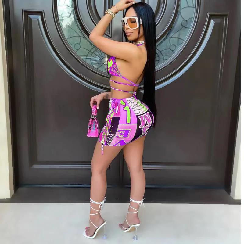 Women Plus Size Sexy & Club Bikini Skirt Set Printed Sleeveless Bra & Bodycon Skirts
Women Plus Size Sexy & Club Bikini Skirt Set Printed Sleeveless Bra & Bodycon Skirts