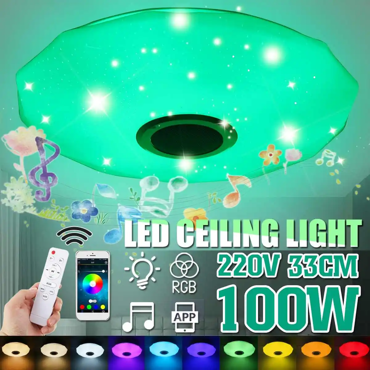 Новый 100 Вт Современные светодиодные потолочные лампы RGB домашнего освещения приложение музыкальным светом Спальня лампы Смарт потолочный ...
Новый 100 Вт Современные светодиодные потолочные лампы RGB домашнего освещения приложение музыкальным светом Спальня лампы Смарт потолочный ...