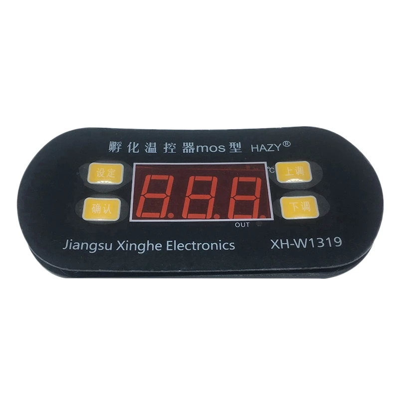 XH-W1319 Incubation Thermostat Digital Temperature Controller Hatching Mute Heating Temperature Control 0.1 Degree
XH-W1319 Incubation Thermostat Digital Temperature Controller Hatching Mute Heating Temperature Control 0.1 Degree