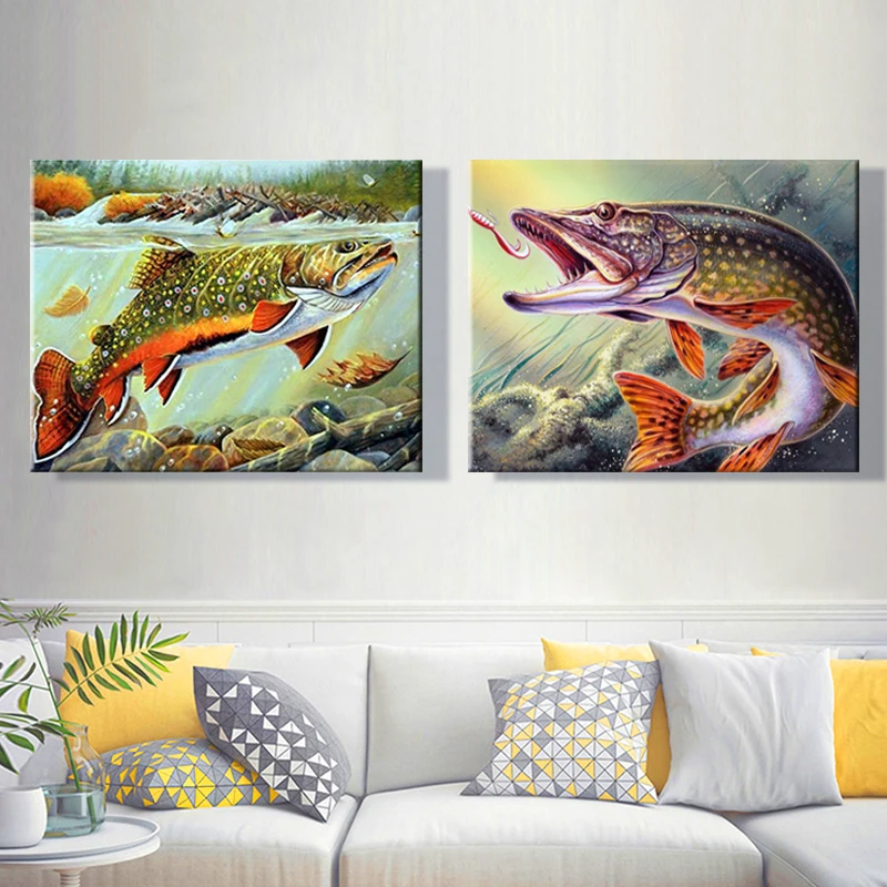 Big Fish Decorate Yourself to Color and Unzip European and American Style Paint by Number Art Painting by Numbers Two Sets
Big Fish Decorate Yourself to Color and Unzip European and American Style Paint by Number Art Painting by Numbers Two Sets
