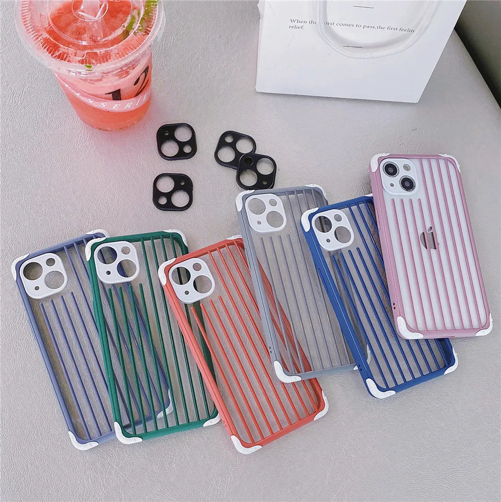 Candy Color Stripe Transparent Phone Case For iphone 13 12 11 PRO MAX XS X XR 8 Plus Silicone Soft Frame Camera Protective Cover
Candy Color Stripe Transparent Phone Case For iphone 13 12 11 PRO MAX XS X XR 8 Plus Silicone Soft Frame Camera Protective Cover