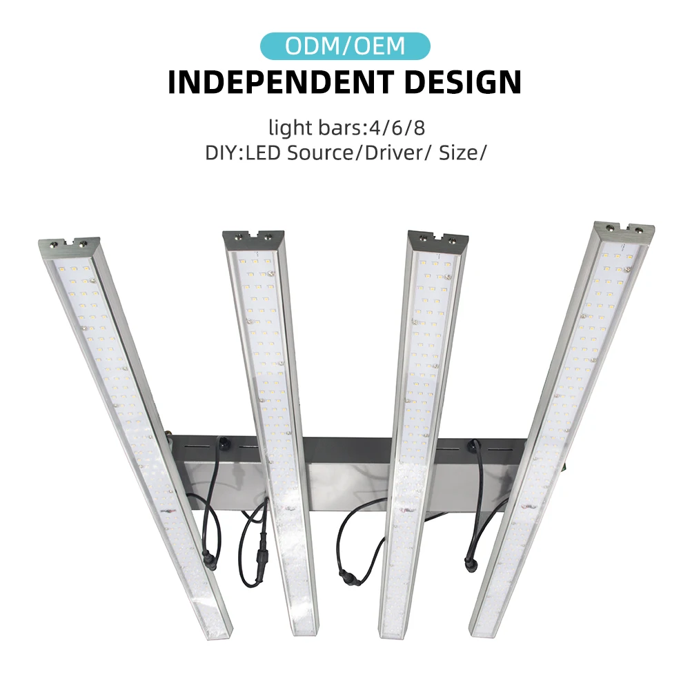LED Grow Light 4/6/8 Bars Quantum Board Full Spectrum Samsung LM301B 1200W 1800W 2400W Plant Growing Lamp For Indoor Plants Tent | Лампы и