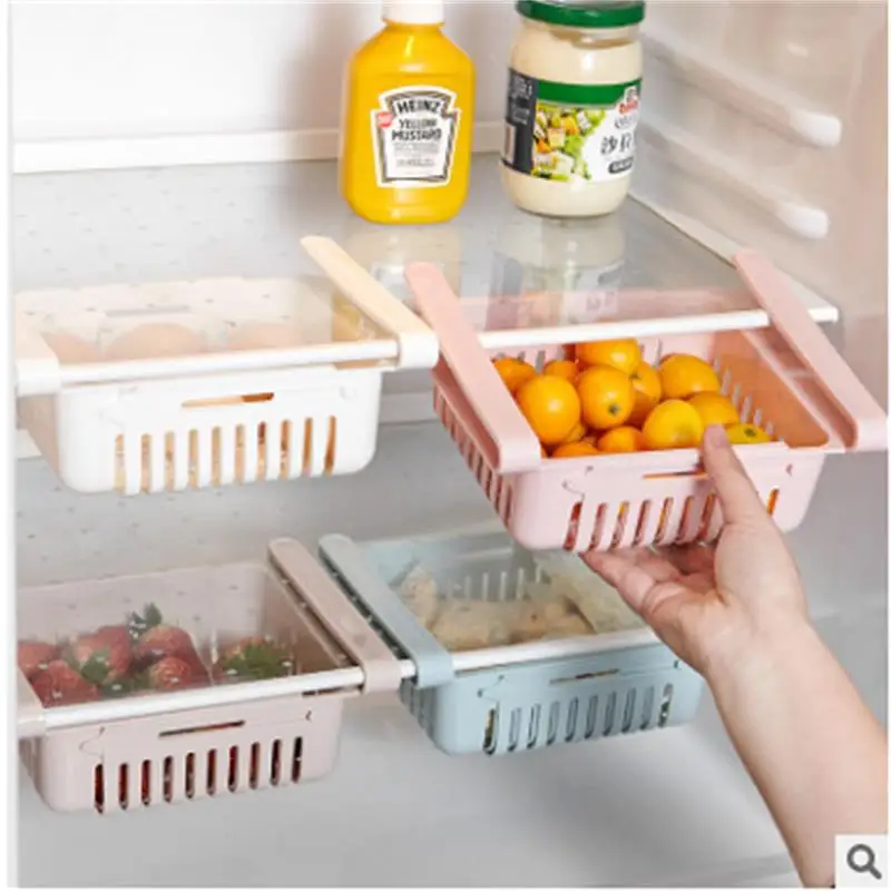 Retractable refrigerator partition Multi-purpose storage rack Refrigerator fresh-keeping pull-type sorting storage rack
Retractable refrigerator partition Multi-purpose storage rack Refrigerator fresh-keeping pull-type sorting storage rack