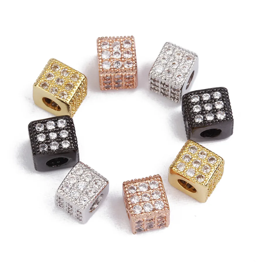2pcs Fashion Square Crystal Rhinestone Beads 5*6mm Hole 2.5mm Charm Bead for DIY Jewelry Making Findings Accessories
2pcs Fashion Square Crystal Rhinestone Beads 5*6mm Hole 2.5mm Charm Bead for DIY Jewelry Making Findings Accessories