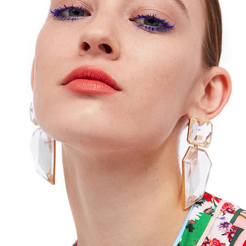 Bohemian Earring Fashion Exaggerated Geometric Acrylic Transparent Color Ear Studs Earrings for Women Party 2021Fashion Jewelry
Bohemian Earring Fashion Exaggerated Geometric Acrylic Transparent Color Ear Studs Earrings for Women Party 2021Fashion Jewelry