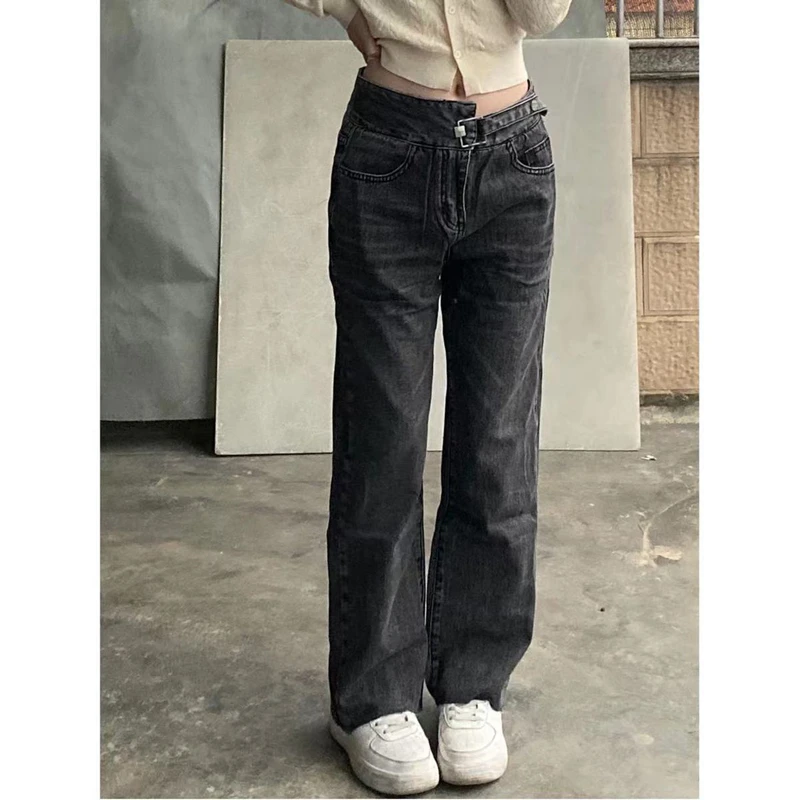 High Waisted Wide Leg Baggy Jeans Women Vintage Denim Grunge Pants Boyfriend Y2K Gray Jeans Denim Trousers Korean Pants Women
High Waisted Wide Leg Baggy Jeans Women Vintage Denim Grunge Pants Boyfriend Y2K Gray Jeans Denim Trousers Korean Pants Women
