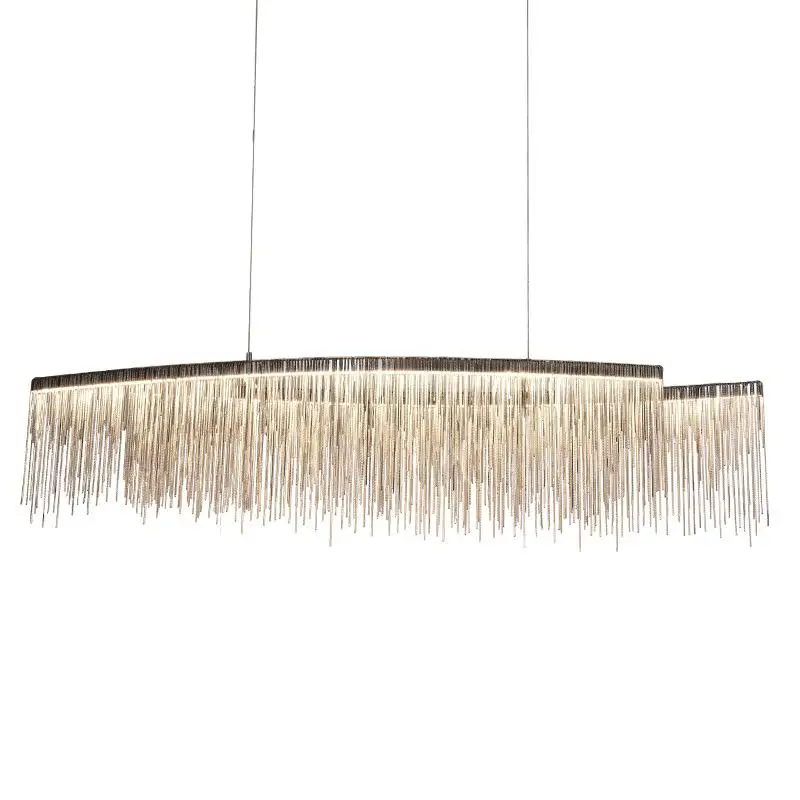 Modern Tassel Chandelier Nordic ceiling hanglamp Restaurant Luxury Hotel Engineering Chain Living room home Lighting fixtures
Modern Tassel Chandelier Nordic ceiling hanglamp Restaurant Luxury Hotel Engineering Chain Living room home Lighting fixtures