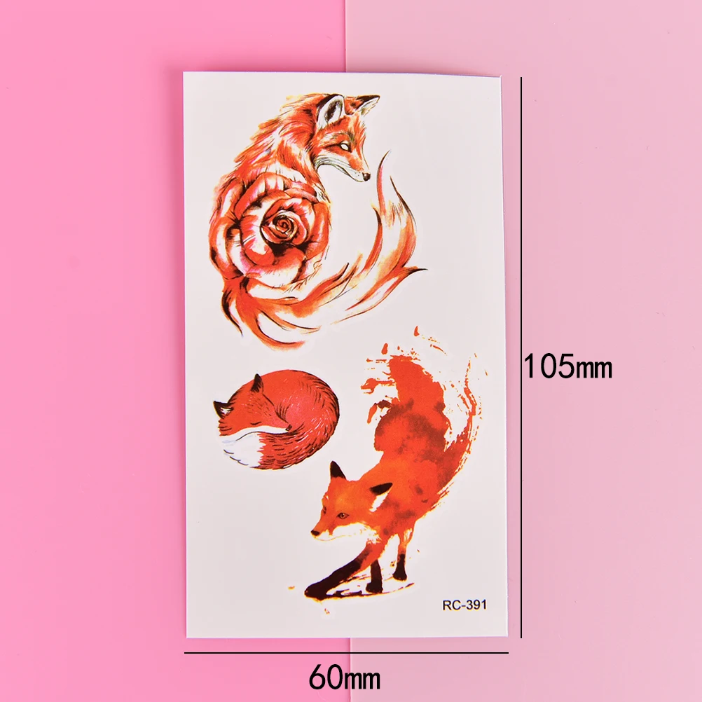 New Fox Temporary Tattoo Stickers Women Men Body Art Adults Waterproof Hand Fake Tatooes 105*60mm
New Fox Temporary Tattoo Stickers Women Men Body Art Adults Waterproof Hand Fake Tatooes 105*60mm