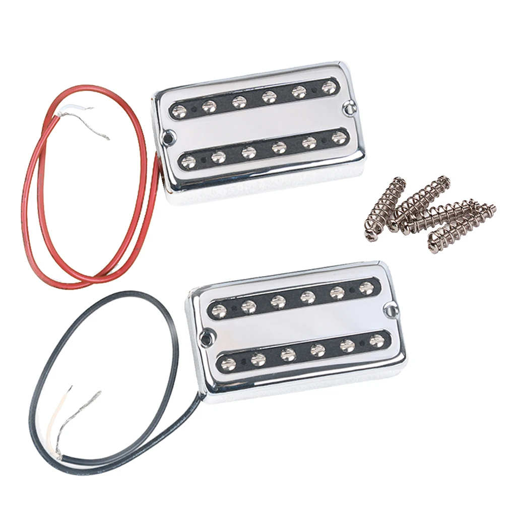 High Output Pickup Dual Hot Rail Electric Guitar Humbucker Pickups Set Chrome Musical Instruments Gear for Brand Guitar
High Output Pickup Dual Hot Rail Electric Guitar Humbucker Pickups Set Chrome Musical Instruments Gear for Brand Guitar