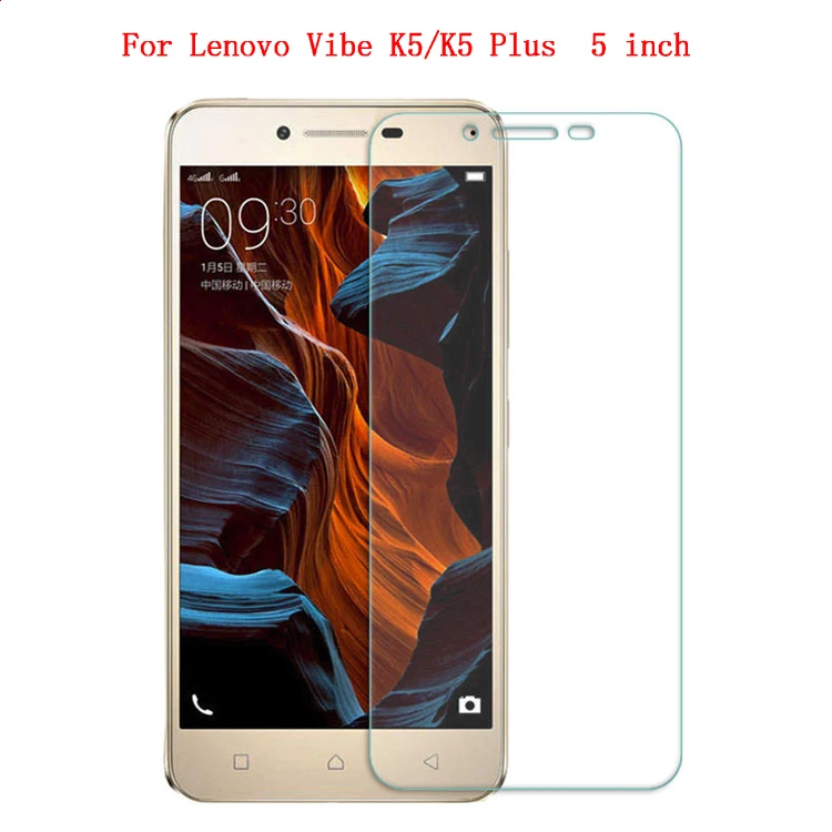 0,3 мм закаленное стекло для lenovo vibe k5 k5 plus a6020 5 дюймов 9h жесткий 0,2 мм прозрачный протектор экрана с инструментами для очистки