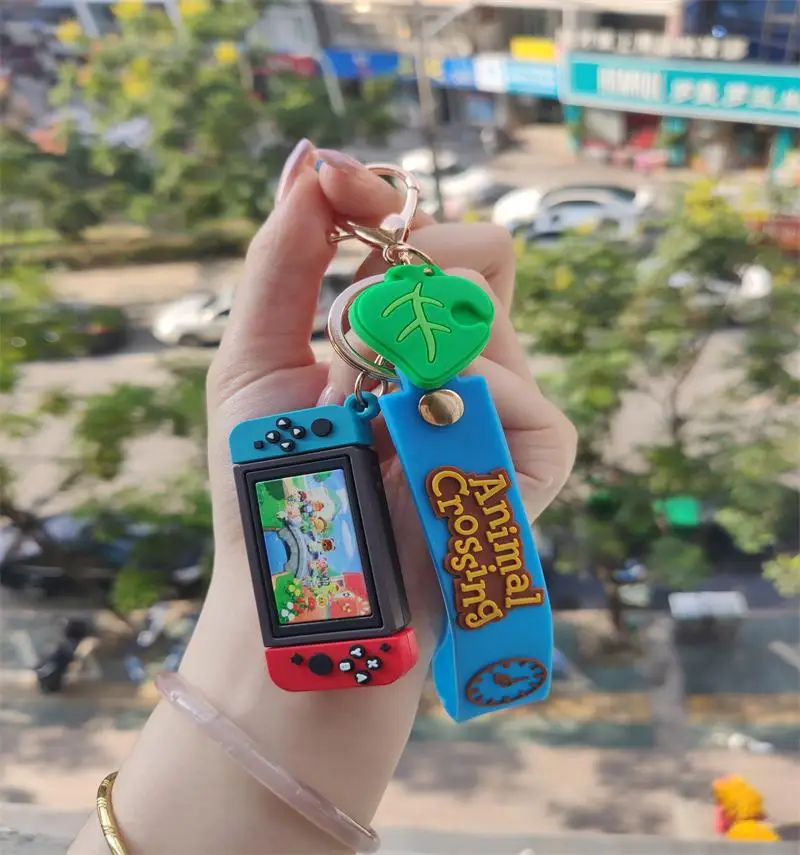 2020 Switch Game Machine Keychains Japan Animal Crossing Key Chain Fashion Jewelry Accessories Cute Shaped Pendants Key Ring
2020 Switch Game Machine Keychains Japan Animal Crossing Key Chain Fashion Jewelry Accessories Cute Shaped Pendants Key Ring