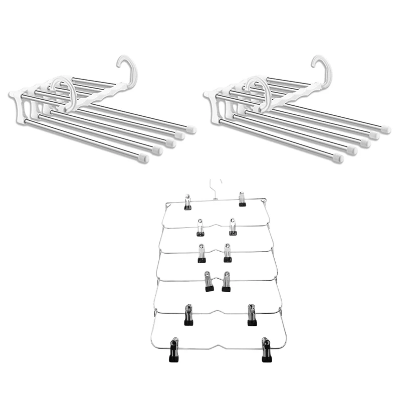 6 Layers Pants Skirts Foldable Closet Wardroble Hanger with 2 Pack Foldable Adjustable Pants Hangers,Hanger Space Saver
6 Layers Pants Skirts Foldable Closet Wardroble Hanger with 2 Pack Foldable Adjustable Pants Hangers,Hanger Space Saver
