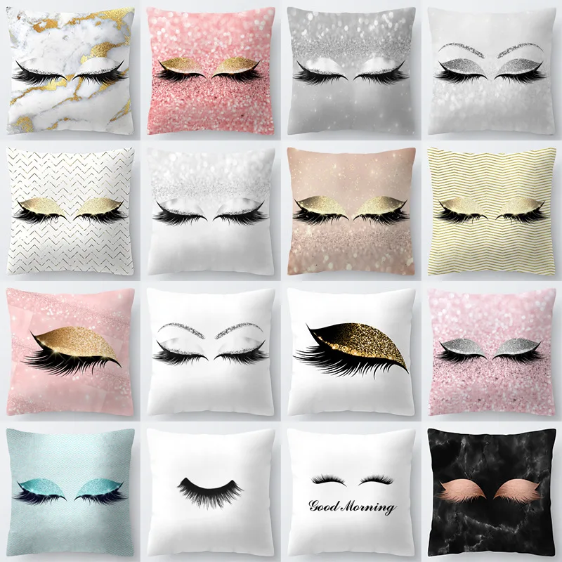 Eyelashes Cushion Cover Sofa Pillow Cover Case Seat 45*45CM Pillow Cases Cushion Covers Polyester Pillowcase Home DecorKD-0467
Eyelashes Cushion Cover Sofa Pillow Cover Case Seat 45*45CM Pillow Cases Cushion Covers Polyester Pillowcase Home DecorKD-0467