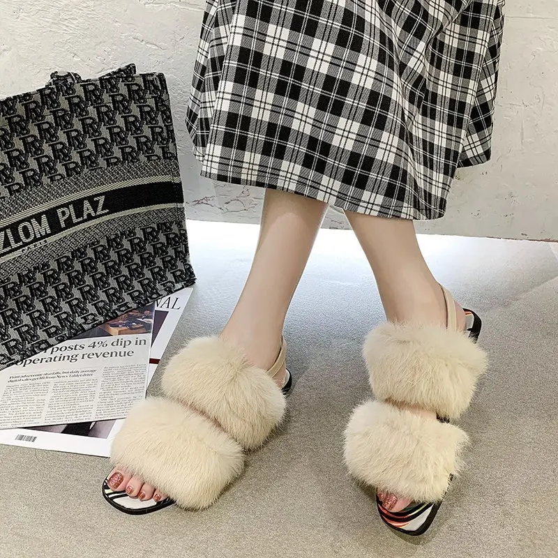 Fur Slides Slippers Women Shoes Woman 2020 New Winter Slippers Flat Bottom Casual Shoes Faux Fur Slippers Zapatos De Mujer
Fur Slides Slippers Women Shoes Woman 2020 New Winter Slippers Flat Bottom Casual Shoes Faux Fur Slippers Zapatos De Mujer