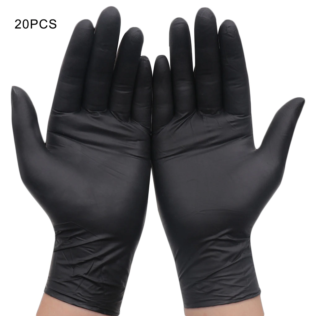 20pcs Black Disposable Gloves Powder Free Latex Free Mechanic Tattoo Beauty Care Body Art Gloves Household Gloves
20pcs Black Disposable Gloves Powder Free Latex Free Mechanic Tattoo Beauty Care Body Art Gloves Household Gloves