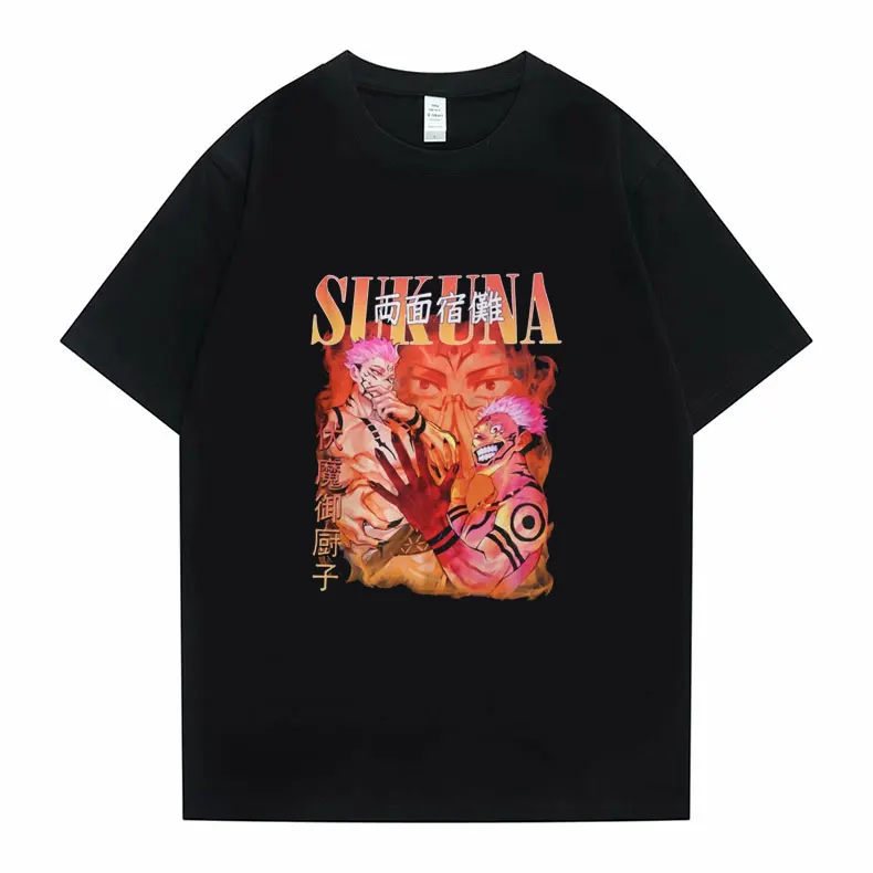 Classic Retro Anime Jujutsu Kaisen Itadori Yuji and Ryomen Sukuna Harajuku Print Tshirt Men Women Fashion Cool Tee Short Sleeve
Classic Retro Anime Jujutsu Kaisen Itadori Yuji and Ryomen Sukuna Harajuku Print Tshirt Men Women Fashion Cool Tee Short Sleeve