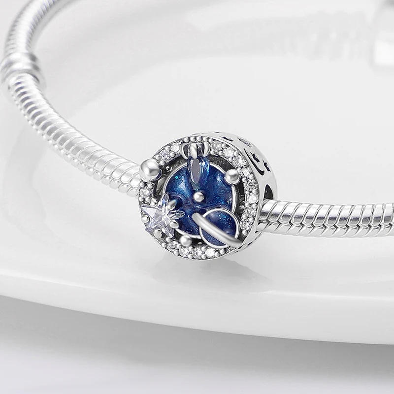 Новое серебряное ожерелье Подходит для оригинального браслета Pandora серия звездного неба галактические Звездные бусины для женщин «сделай ...
Новое серебряное ожерелье Подходит для оригинального браслета Pandora серия звездного неба галактические Звездные бусины для женщин «сделай ...