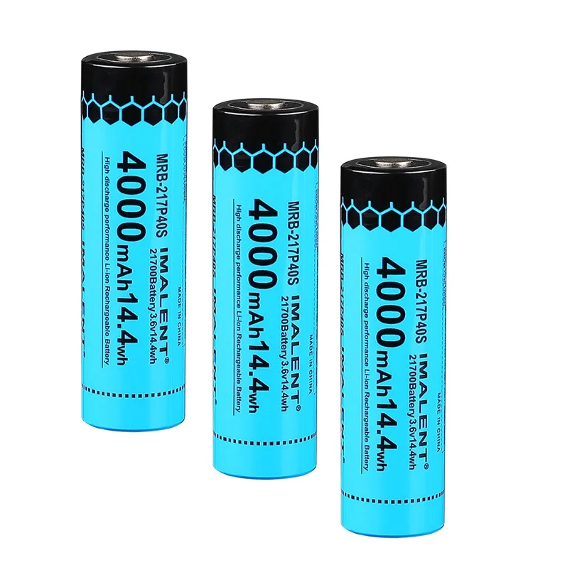 IMALENT MRB-217P40S 4000mAh аккумулятор большой емкости 21700 Type-C перезаряжаемая батарея для светодиодного фонарика IMALENT MS06
IMALENT MRB-217P40S 4000mAh аккумулятор большой емкости 21700 Type-C перезаряжаемая батарея для светодиодного фонарика IMALENT MS06