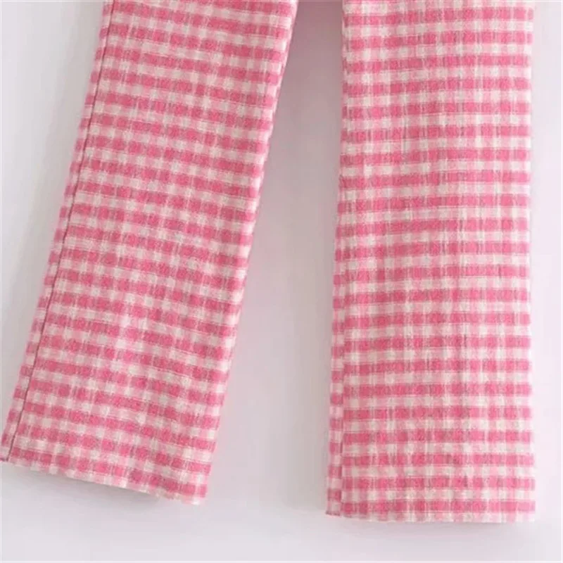 NWOMN Za Women 2021 Plaid Pants For Women High Waist Summer Flare Pants Woman Fashion Casual Women's Wide Trousers
NWOMN Za Women 2021 Plaid Pants For Women High Waist Summer Flare Pants Woman Fashion Casual Women's Wide Trousers