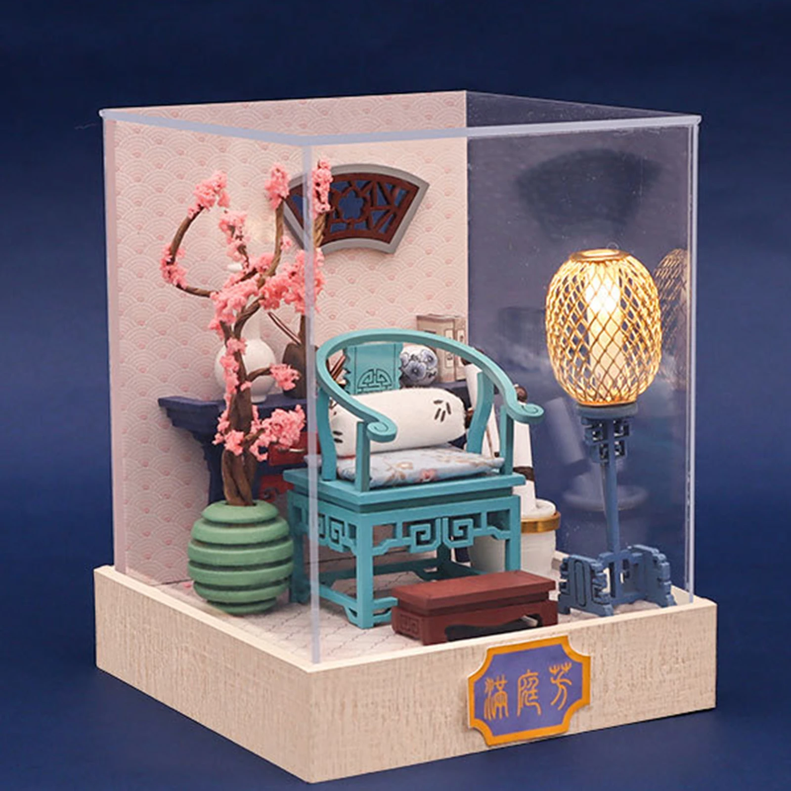 Handcraft Dollhouse with Furniture LED Light Chinese Style Ancient Cottage 3D Puzzles Doll House Self Assembly Toys
Handcraft Dollhouse with Furniture LED Light Chinese Style Ancient Cottage 3D Puzzles Doll House Self Assembly Toys