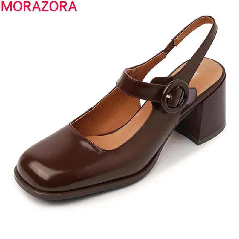 MORAZORA/2021 Новое поступление женские босоножки из натуральной кожи; Женские туфли на высоком каблуке обувь летние модные туфли-лодочки с пряжк...
MORAZORA/2021 Новое поступление женские босоножки из натуральной кожи; Женские туфли на высоком каблуке обувь летние модные туфли-лодочки с пряжк...
