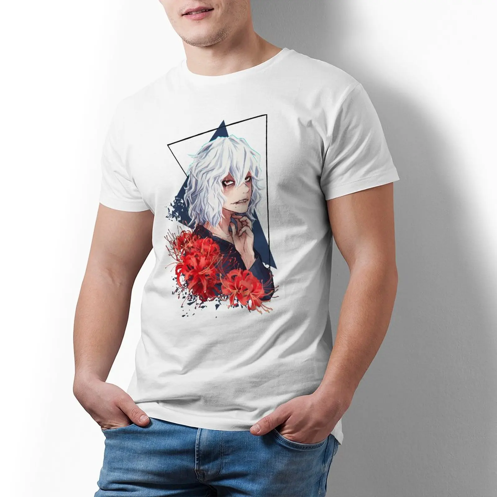 Мужская хлопковая футболка Boku, летняя футболка с коротким рукавом и принтом, размеры до 3xl 
Мужская хлопковая футболка Boku, летняя футболка с коротким рукавом и принтом, размеры до 3xl