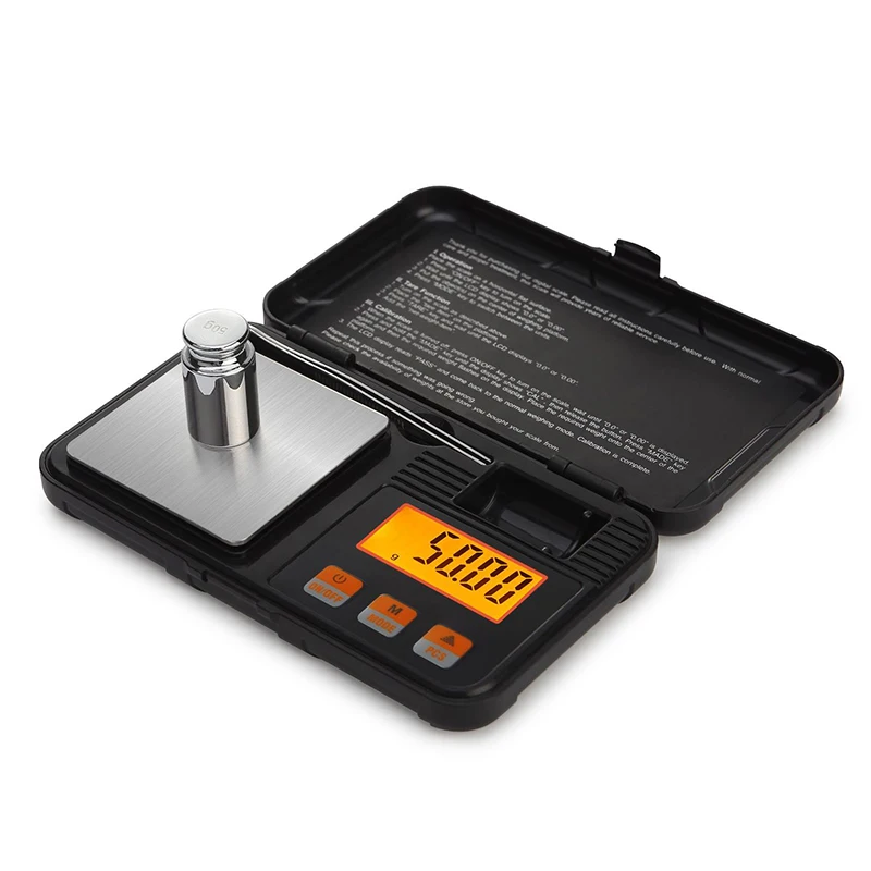 1Pcs 0.01g Digital Scale Mini Baking Scale Precise LCD Display Pocket Scale Gram Weight for Kitchen Jewelry Drug
1Pcs 0.01g Digital Scale Mini Baking Scale Precise LCD Display Pocket Scale Gram Weight for Kitchen Jewelry Drug