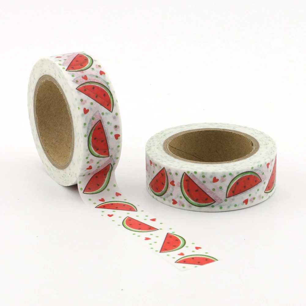 10pcs/Lot Fruit Watermelon Washi Tape Scrapbooking Tools Cute Cinta Adhesiva Decorativa Masking Tape Japanese Office Stationery
10pcs/Lot Fruit Watermelon Washi Tape Scrapbooking Tools Cute Cinta Adhesiva Decorativa Masking Tape Japanese Office Stationery