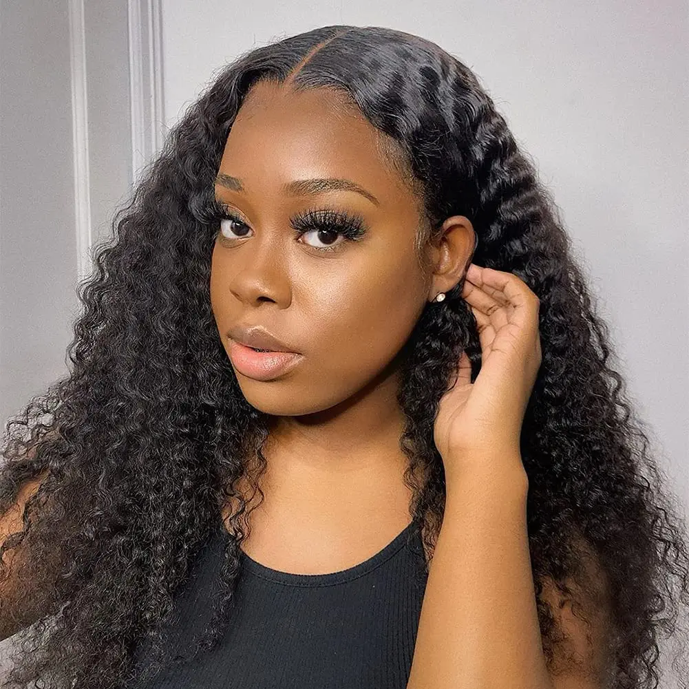 RONGDUOYI Deep Curly Wig For Women Pelucas De Mujer Long Synthetic Lace Front Wigs Pre Plucked Glueless Hair Resistant Fiber
RONGDUOYI Deep Curly Wig For Women Pelucas De Mujer Long Synthetic Lace Front Wigs Pre Plucked Glueless Hair Resistant Fiber