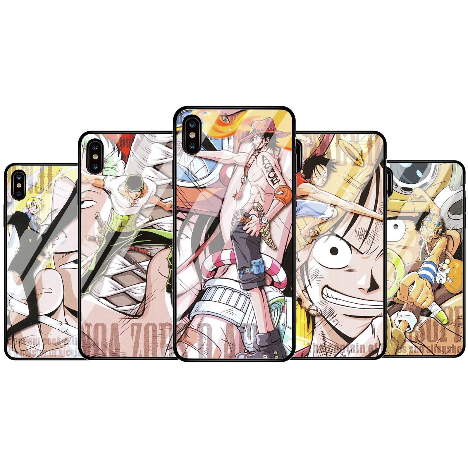 ONE PIECE Luffy Zoro Glass Phone Case Cover For iphone X XR XS 11 12 Pro For Samsung Galaxy
ONE PIECE Luffy Zoro Glass Phone Case Cover For iphone X XR XS 11 12 Pro For Samsung Galaxy