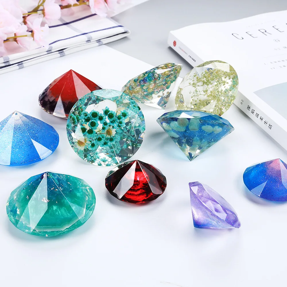 Resin Mold Silicone Diamond Diy Crystal Epoxy Jewelry Mold Dried Flower Specimen Pendant Decoration
Resin Mold Silicone Diamond Diy Crystal Epoxy Jewelry Mold Dried Flower Specimen Pendant Decoration