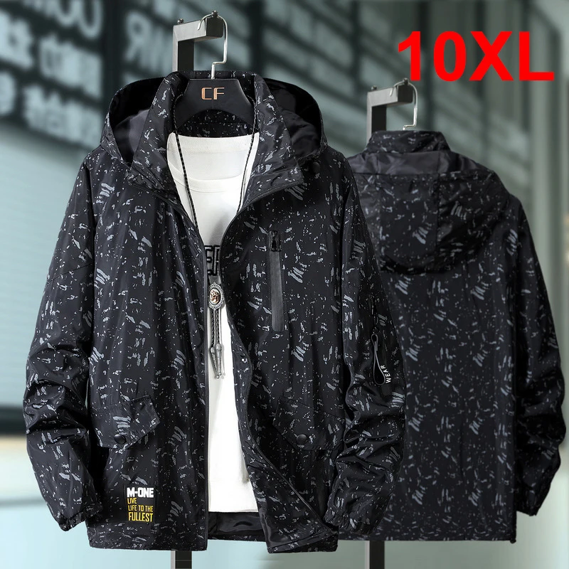10XL Big Size Jackets Windbreaker Men Streetwear Fashion Camouflage Hooded Jackets Autumn Outdoor Outerwear Male Plus Size
10XL Big Size Jackets Windbreaker Men Streetwear Fashion Camouflage Hooded Jackets Autumn Outdoor Outerwear Male Plus Size