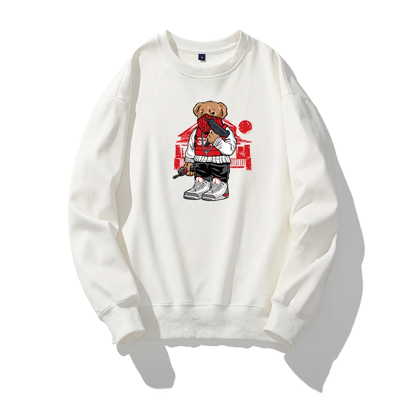 Мужская хлопковая толстовка с рисунком деда мороза
Мужская хлопковая толстовка с рисунком деда мороза