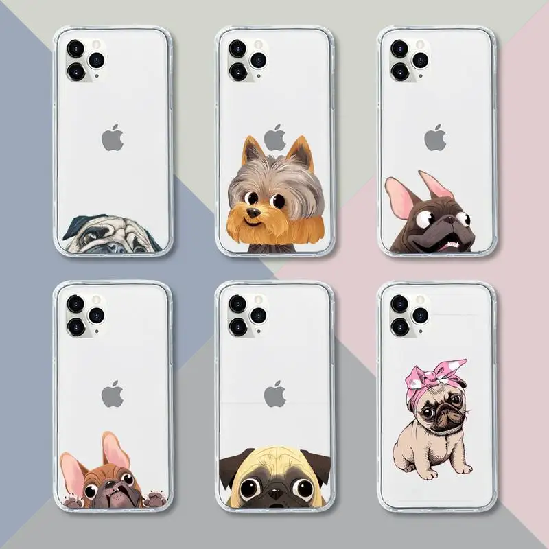 Dog French Bulldog Phone Case Transparent For iPhone 13 12 11 pro mini XS XR X max 5 6 s 7 8 plus Soft Clear Mobile bags
Dog French Bulldog Phone Case Transparent For iPhone 13 12 11 pro mini XS XR X max 5 6 s 7 8 plus Soft Clear Mobile bags