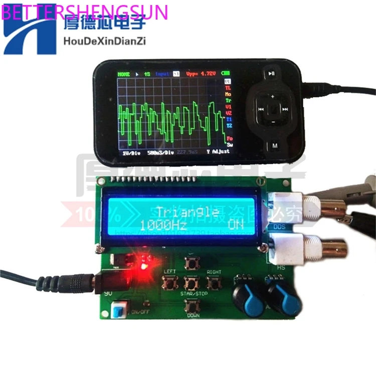 DDS low frequency function signal generator Triangle wave Sine wave Square wave ECG Sawtooth wave generator 
DDS low frequency function signal generator Triangle wave Sine wave Square wave ECG Sawtooth wave generator