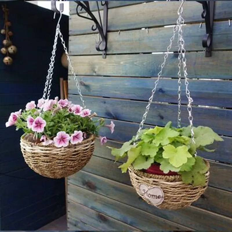 015-Handmade Wicker Flower Basket Green Vine Planter Hanging Planter Wall Container Garden Plant Basket
015-Handmade Wicker Flower Basket Green Vine Planter Hanging Planter Wall Container Garden Plant Basket