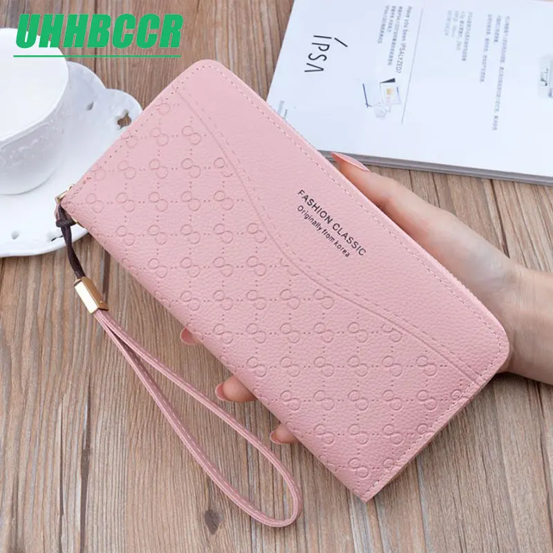 UHHBCCR Wristband Women Long Clutch Wallet Large Capacity Wallets Female Purse Lady Purses Phone Pocket Card Holder Carteras
UHHBCCR Wristband Women Long Clutch Wallet Large Capacity Wallets Female Purse Lady Purses Phone Pocket Card Holder Carteras