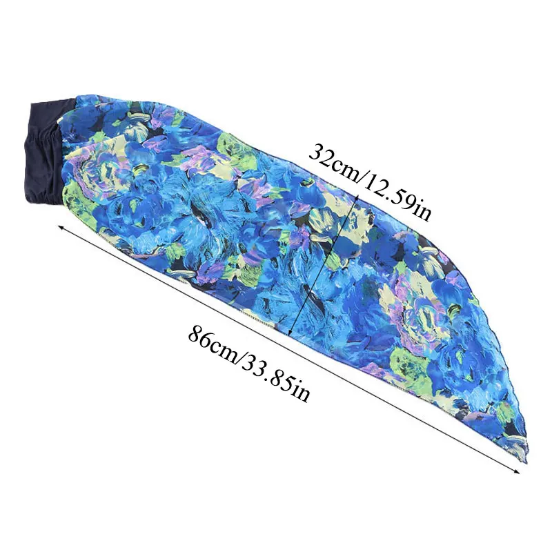 Fashion Floral Print Turban Cap Women Casual Soft Head Wrap Female Long Tail Muslim Headscarf Folding Turbantes Hair Accessories
Fashion Floral Print Turban Cap Women Casual Soft Head Wrap Female Long Tail Muslim Headscarf Folding Turbantes Hair Accessories