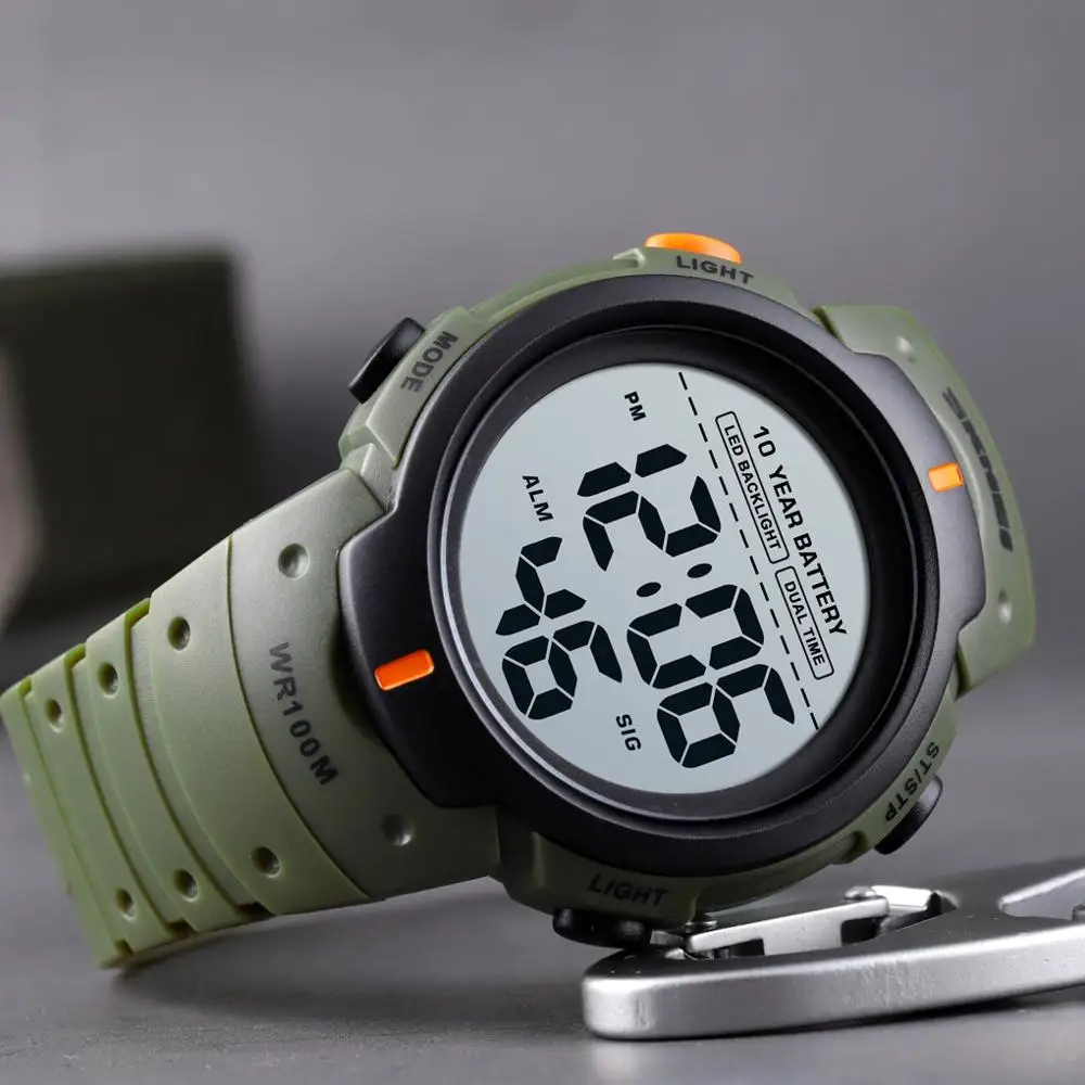 SKMEI Outdoor Sport Watch 100M Waterproof Digital Watch Men Fashion Led Light Stopwatch Wrist Watch Men's Clock Reloj Hombre
SKMEI Outdoor Sport Watch 100M Waterproof Digital Watch Men Fashion Led Light Stopwatch Wrist Watch Men's Clock Reloj Hombre