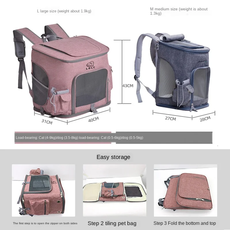 Large Space Cat Bag Portable Out Canvas Shoulder Cat Backpack Summer Breathable Cat Pet Bag Convenient Large Dog Backpack
Large Space Cat Bag Portable Out Canvas Shoulder Cat Backpack Summer Breathable Cat Pet Bag Convenient Large Dog Backpack