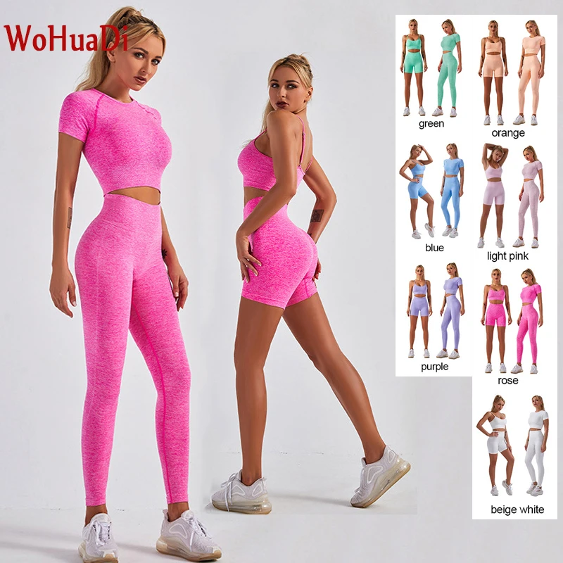 WOHUADI Summer Autumn Women Clotching Yoga Set Bra Crop Tops Shorts Leggings Sport Women Fitness Tracksuit Sportswear Woman Gym
WOHUADI Summer Autumn Women Clotching Yoga Set Bra Crop Tops Shorts Leggings Sport Women Fitness Tracksuit Sportswear Woman Gym